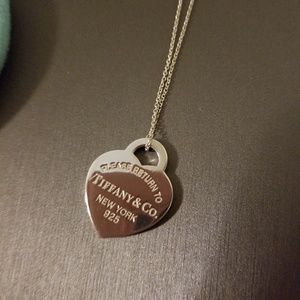 Tiffany & Co Heart Charm Necklace